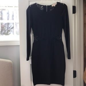 Black lace dress